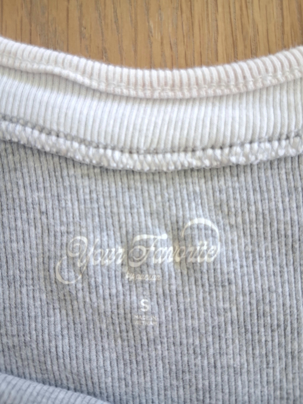 PACSUN - GREY AND WHITE LAYERED TANK TOP📸🌴🌐 - Picture 4 of 4